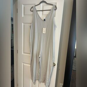 NWT  Linen Rayon Casual Universal Thread Jumpsuit XL
